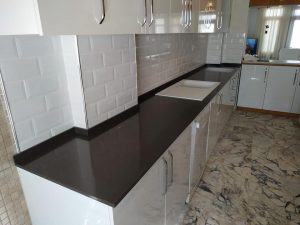 Belenco metropol grey mutfak tezgahı uygulaması